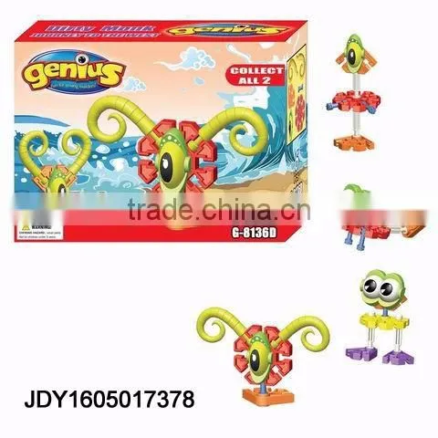 2016 Inventive design DIY building blocks DIY robot series learn while you play