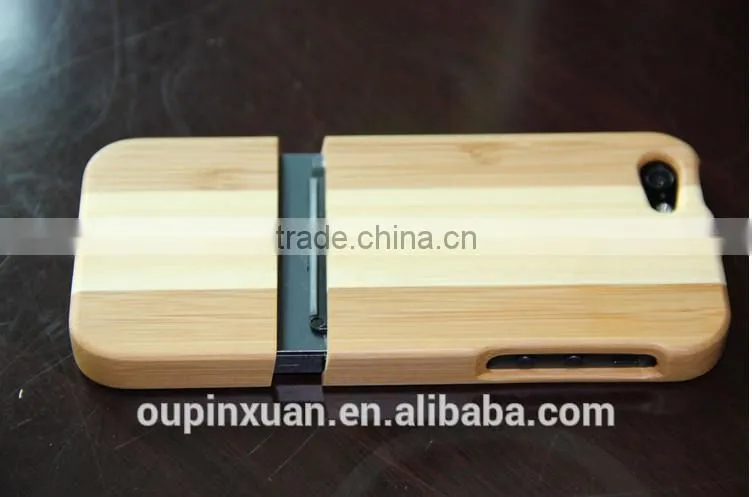 Fashionable new product bamboo phone case ,Bamboo cell phone case
