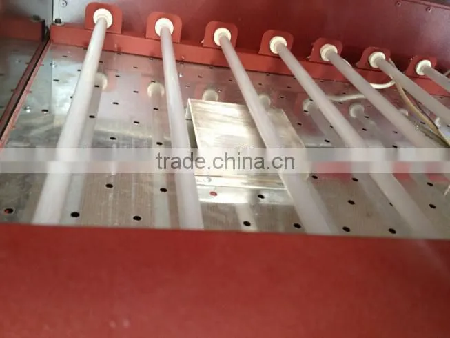 Screen printed t shirt plastisol ink ir tunnel dryer