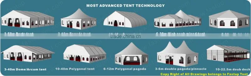 Aluminum hexagon pagoda tent for party, catering event ,wedding
