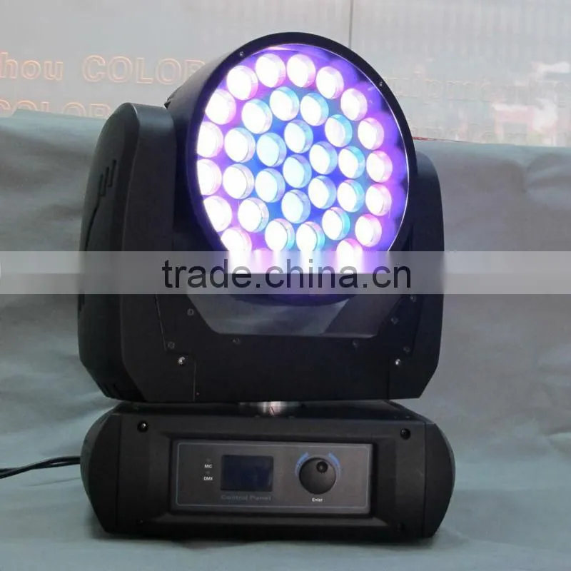 37*12w LED zoom washer RGBW 4 in 1 cree led stage light