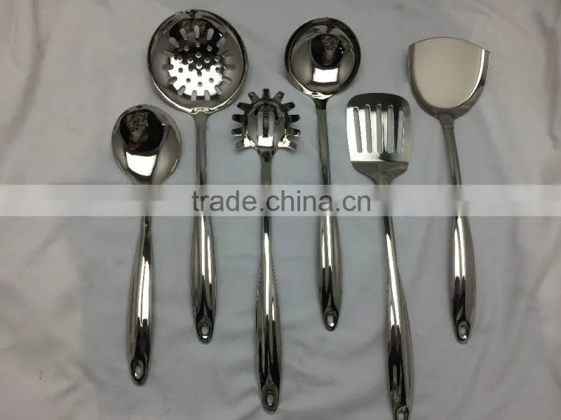 Hest-resistant Kitchen Tongs and Stainless Steel Silicone Cooking Utensils