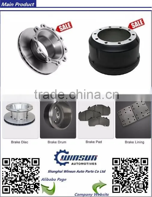 Hot Sale Wabco Spare Parts ,Truck Brake Disc 653984-16