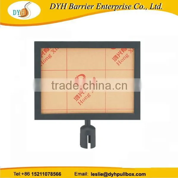 Fine quality superior steel sign top for queue pole