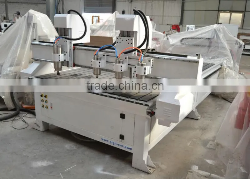3d wood cutter cnc engraving machine for cabinet, furniture, woodworking cnc cutting machine with multi heads