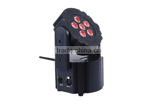 New rechargable Battery/Wireless DMX PAR CAN 6pcs 4-in-1 8W RGBW
