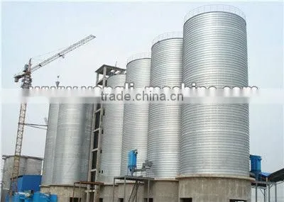 Short construction period hopper bottom silo