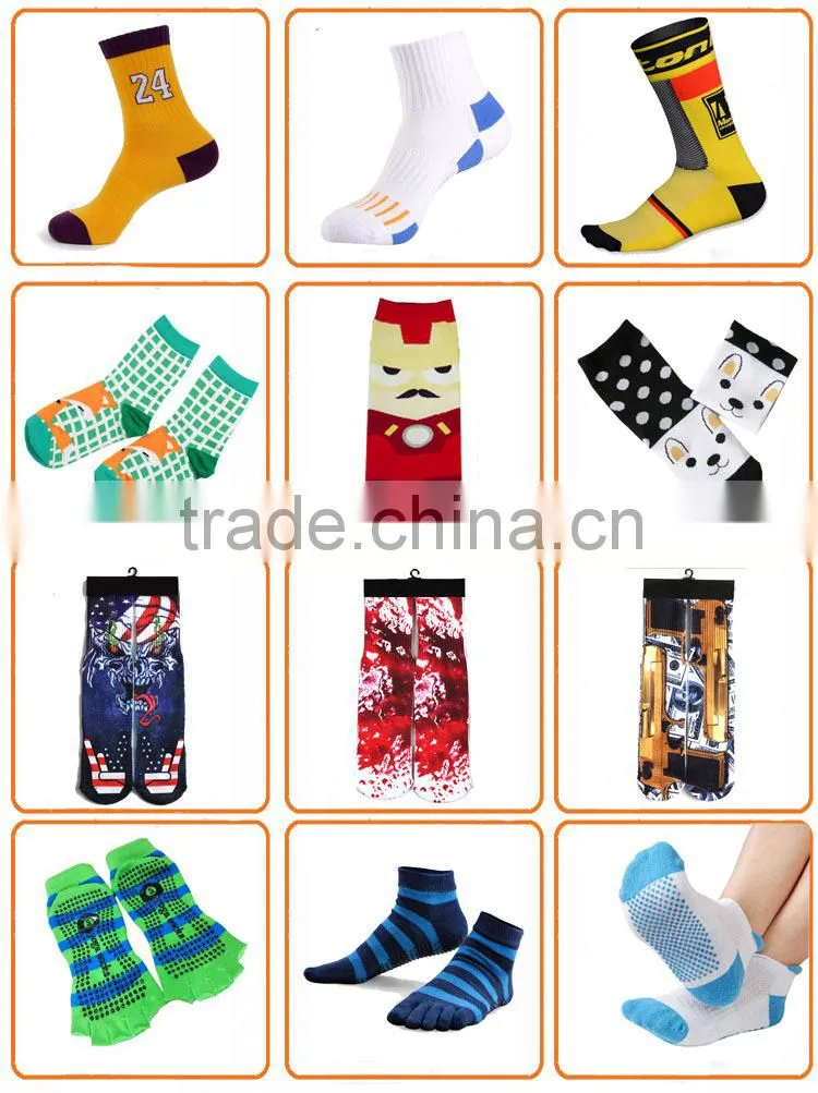 bright colored ankle socks ,home socks ,custom jacquard socks