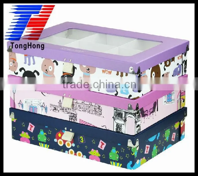 Latest design good quality hand made paper pillow box for sale