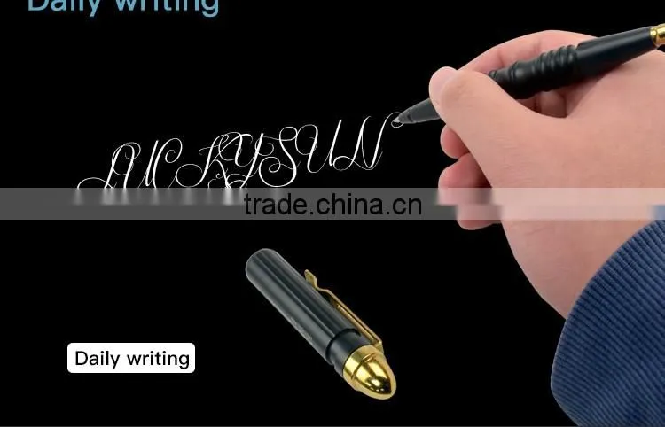 New style 0.5mm Refill Tactical Pen Aviation Aluminum Anti-skid for Self Defense writing and car escape device