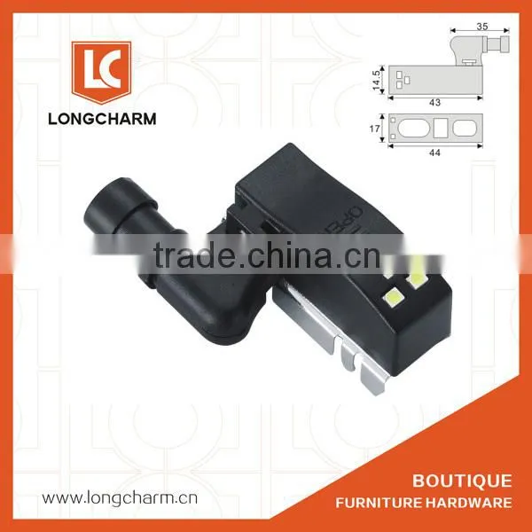 magnetic plastic LED light LED hinge light for cabinet hinge made in China