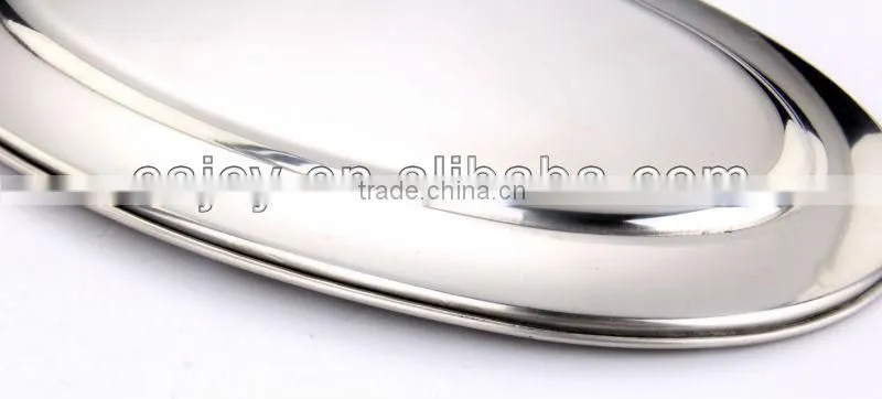 Stainless Steel Oval Shaped Dishes