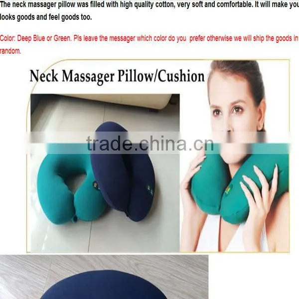 Electric home use Head Shoulder Back Body Neck Kneading vibration Massage pillow