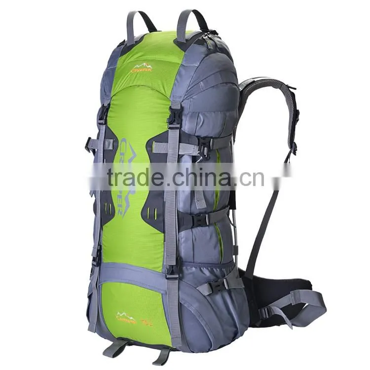 Large professional mountaineering backpack(70 L Capacity)
