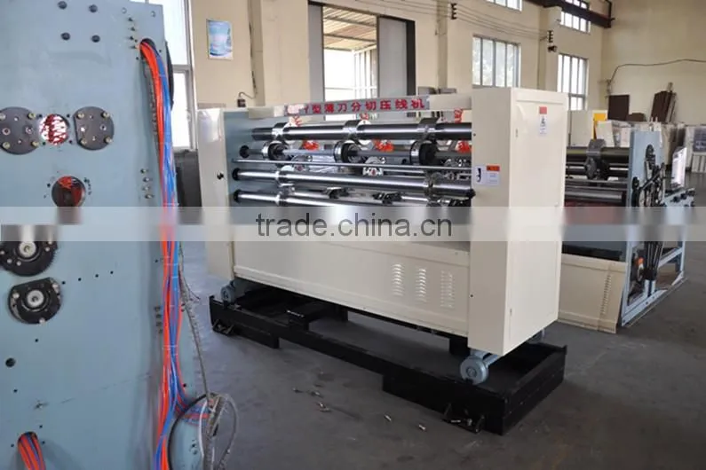 skype:cartonboxmachine t Full automatic thin blade slitter scorer machine/corrugated cardboard making equipmen