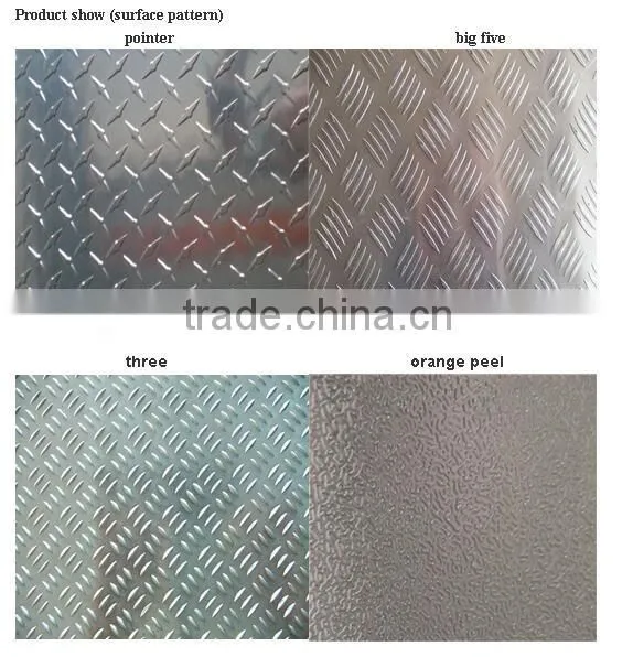 5052 Temper H24 Pointer checker aluminum sheet price 4*8ft