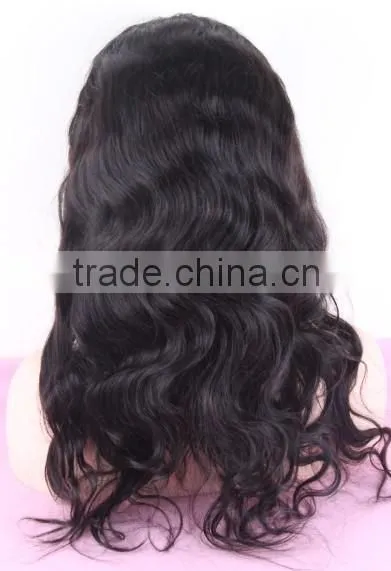 Fashion Indian Human Remy Hair Full Lace Wig Extension
