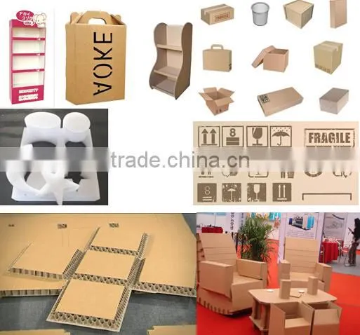 High speed cnc wood cutting router machine with tangential knife for cutting carton/PP/sandwich panel for sale
