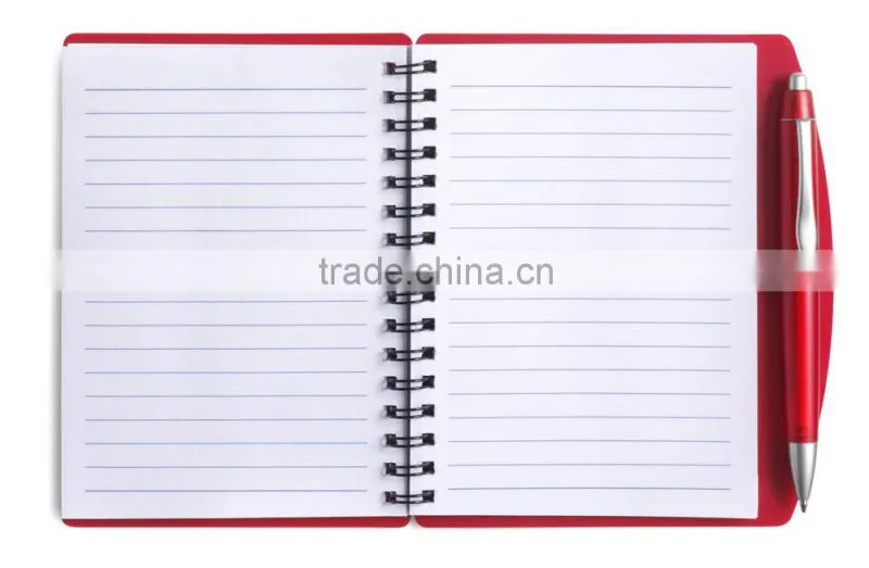 Cheap a4 kraft paper notebooks with pen