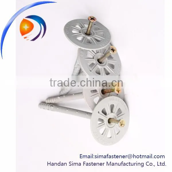 Wall building insulation plastic nail