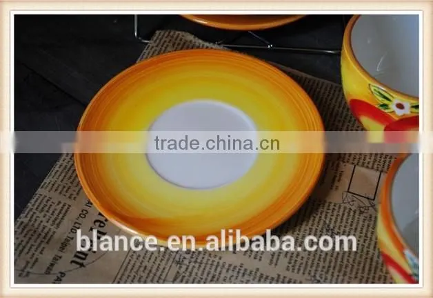 ceramic hand painted coffee mug in painting design