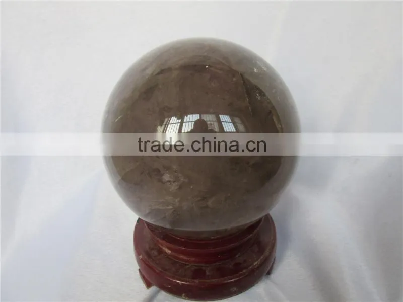 Customized smoky quartz sphere ball for sale