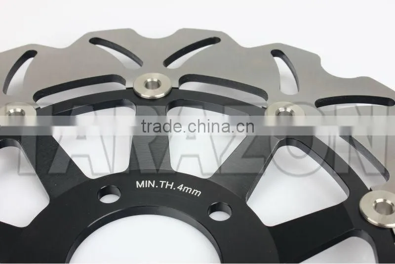High performance wave floating brake disc rotors for Suzuki GSF Bandit 1200
