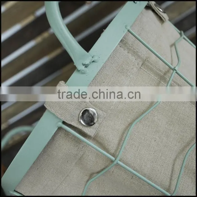 wholesale blue wire storage baskets