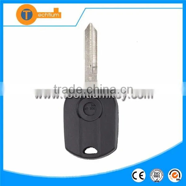 3 button universal transponder remote key shell without logo with uncut blade for ford transit fiesta focus