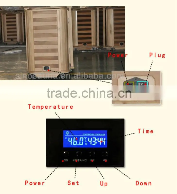 HY-003 Portable Mini Infrared Sauna Foot Massager Half Body Folding Infrared Sauna