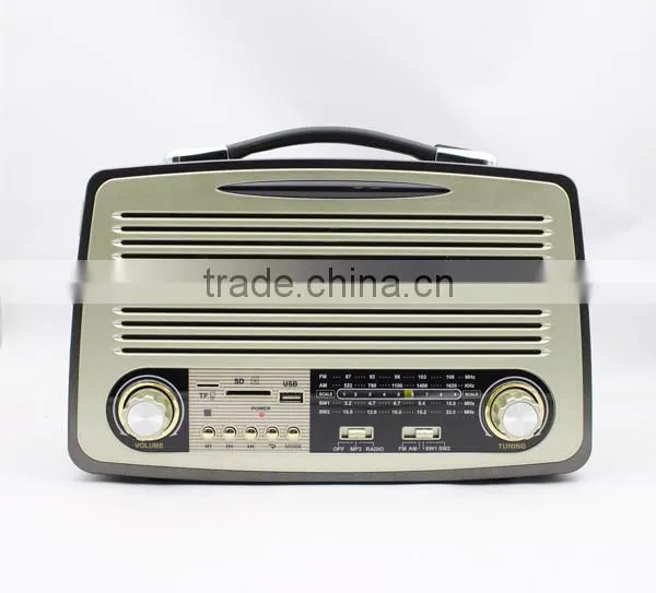 Cafini retro USB/SD/SW/AM/FM Radio