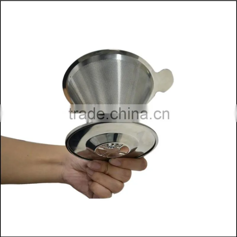 OEM Factory Price Custom Laser Logo Pour Over Coffee Filter