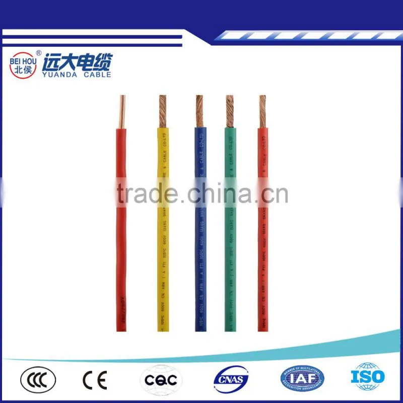 Used for 450/750 v ac voltage and various portable electric equipment wires
