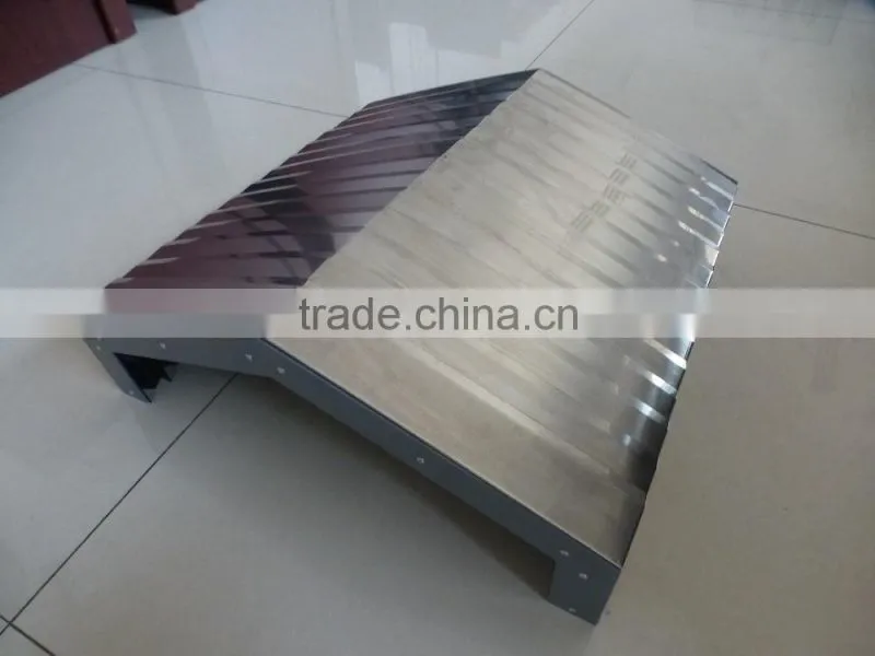 heat resistant flexible accordion stainless steel bellows clad cover