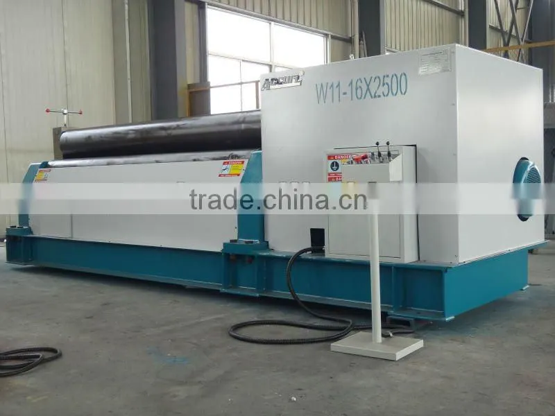 specification for sheet rolling machine,3-roller steel plate rolling machine