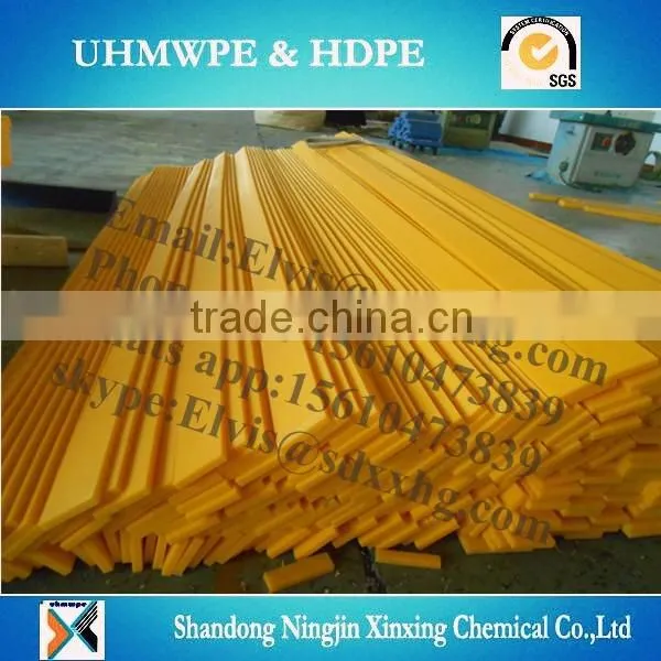 High Quality PE Wear Strips/Polyethylene Conveyor Wear Strips/anti-uv wear strips with holes for engineering