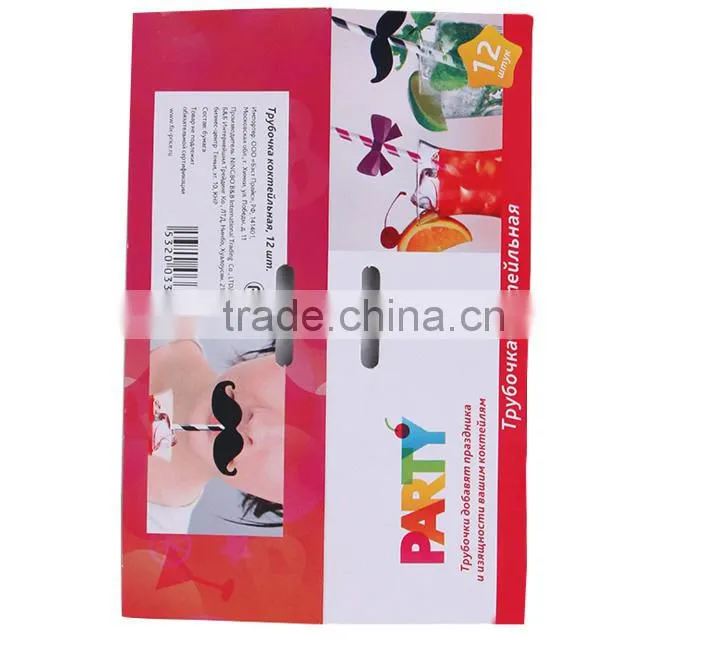 custom cardboard header card printing of paper header card packaging