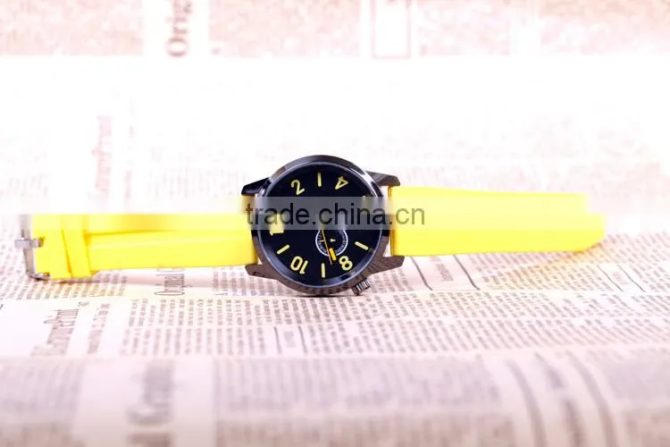 Silicone watches silicone rubber strip watch custom-made