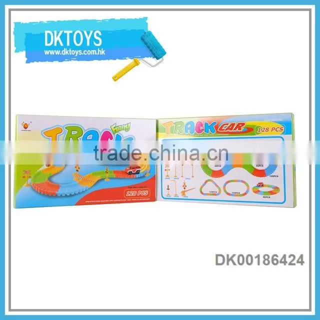 Grand Cycle Sign Bridge Automatic Car Creative Realistic Racing Vision Road Kids Toys