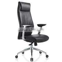 HY2008 Wholesale Leather Upholstery Revolving Chair with Wheels