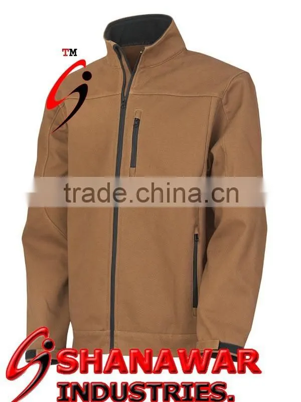 Custom high quality mens softshell jacket