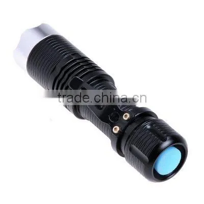 aluminum rechargeable portable emergency led flashlight