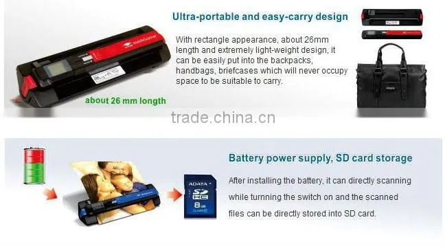 portable handy scan color scanner pen