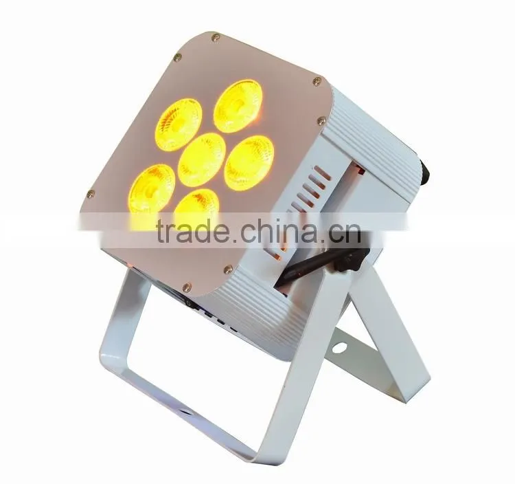 6*10w 4in1 rgbw battery powered wireless led stage light