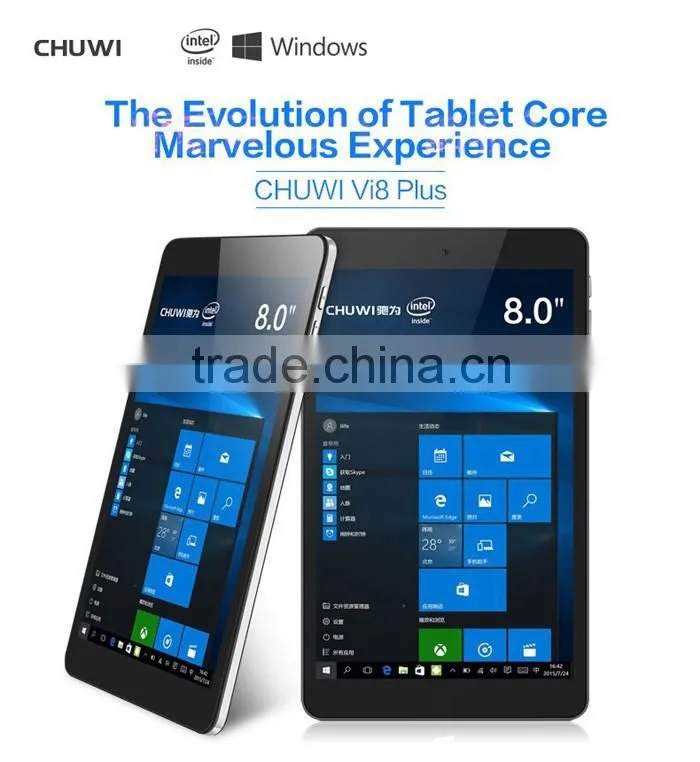 Chuwi Vi8 Plus Tablet PC Type-C 10 Intel Cherry Trail Z8300 Quad Core 1.84GHz 8 inch WXGA IPS Screen 2GB RAM 32GB ROM Ca