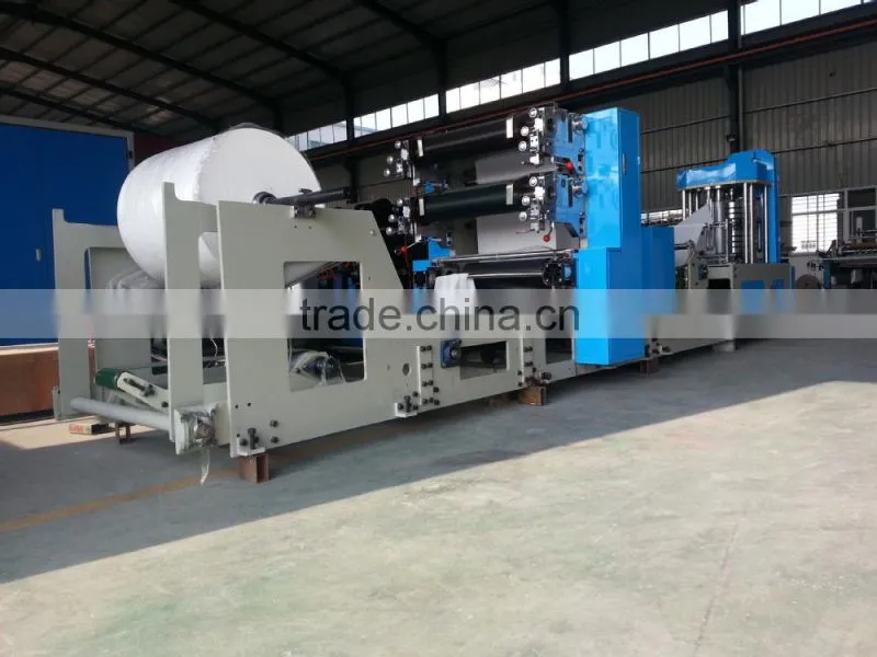 J: CDH-200-400H 2 Lines output High Speed Napkin Machine