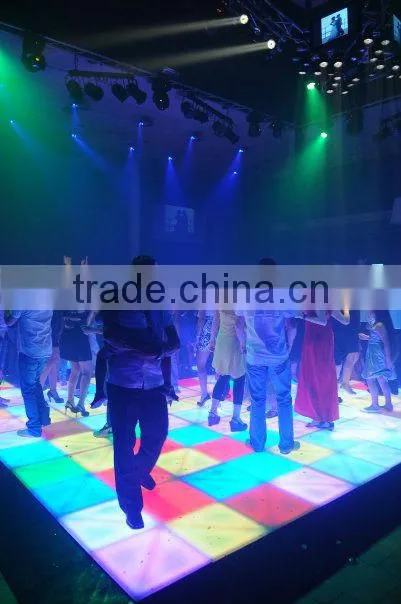Interactive led dance floor