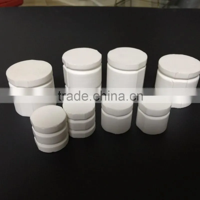 32*32mm high alumina ceramic liner for ceramic rubber liner, 92% Al2O3