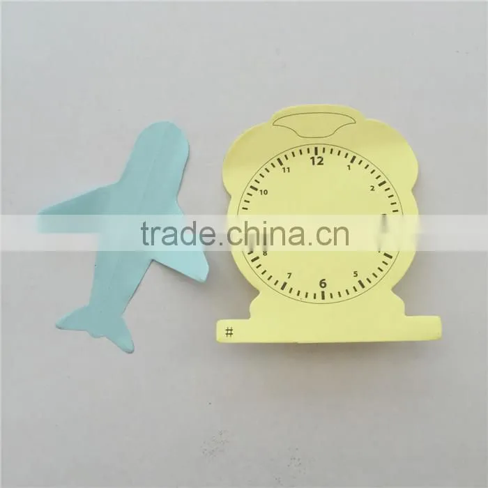 wholesale recycled die cut memo pad sticky note for school and office