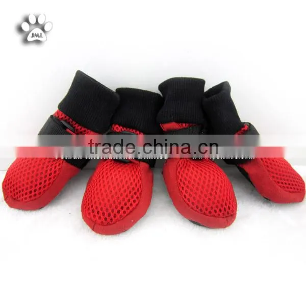 2014 Hot Sales JML Innovative Breathable Comfortable Mesh Dog Shoes Factory Pet Boots